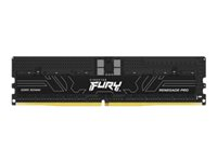 Kingston FURY Renegade Pro - DDR5 - kit - 128 Go: 4 x 32 Go - DIMM 288 broches - 6800 MHz / PC5-54400 - CL34 - 1.4 V - mémoire enregistré - on-die ECC - noir KF568R34RB2K4-128